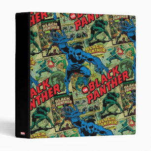 Black Panther Comic Book Pattern Binder
