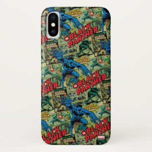 Black Panther Comic Book Pattern Case-Mate iPhone Case
