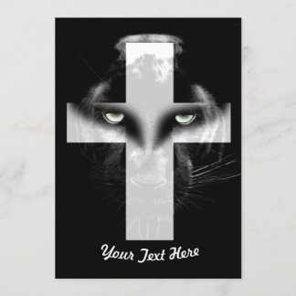 Black Panther Cross Invitation