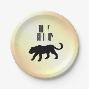 Black Panther Custom Party Paper Plate