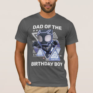 Black Panther Dad of the Birthday Boy T-Shirt