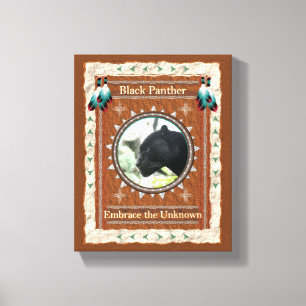 Black Panther Energy Embrace the Unknown Canvas Print