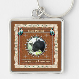 Black Panther Energy Embrace the Unknown Keychain