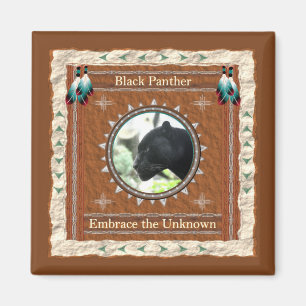 Black Panther Energy Embrace the Unknown Magnet