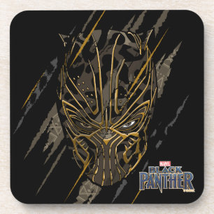 Black Panther   Erik Killmonger Claw Marks Coaster