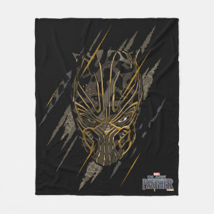 Black Panther   Erik Killmonger Claw Marks Fleece Blanket