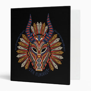 Black Panther   Erik Killmonger Tribal Mask Icon Binder