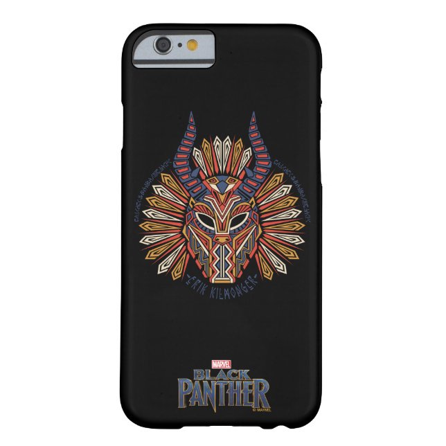 Black Panther | Erik Killmonger Tribal Mask Icon Case-Mate iPhone Case (Back)