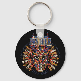 Black Panther | Erik Killmonger Tribal Mask Icon Keychain