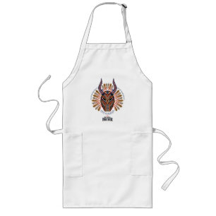Black Panther   Erik Killmonger Tribal Mask Icon Long Apron