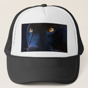 black panther eyes trucker hat