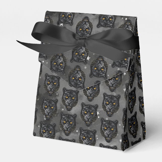 Black Panther Favor Box (Front Side)