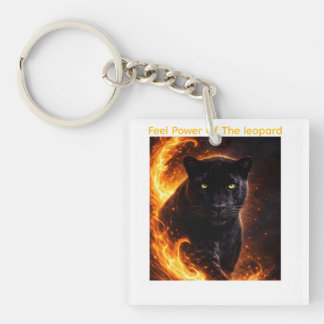 Black Panther Fire Power Keychain