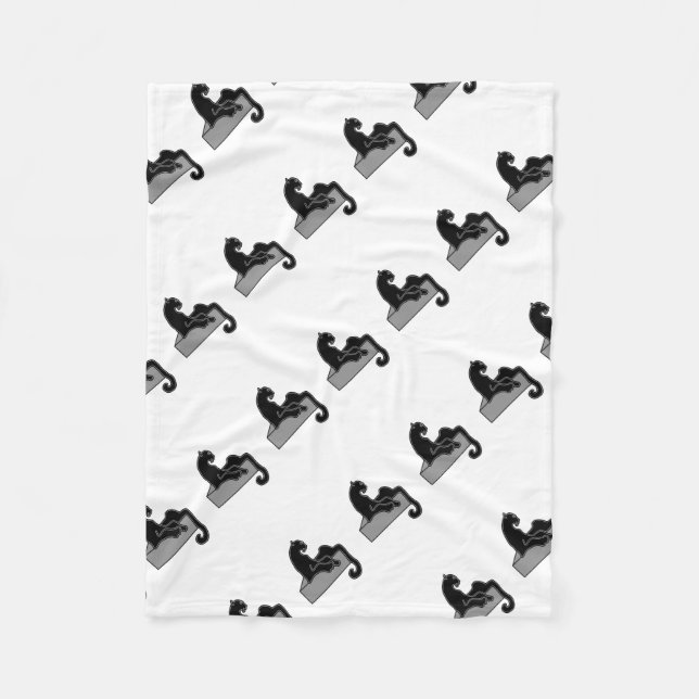 black Panther Fleece Blanket (Front)
