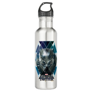 Black Panther   Geometric Character Pattern 710 Ml Water Bottle