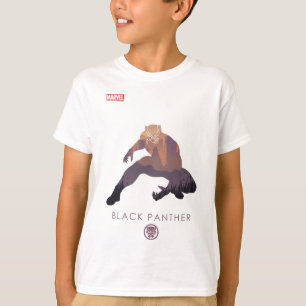 Black Panther Heroic Silhouette T-Shirt