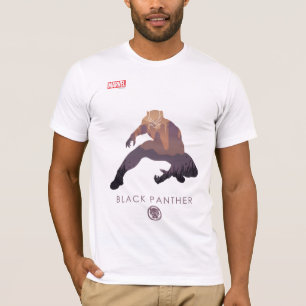 Black Panther Heroic Silhouette T-Shirt