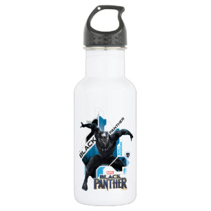 Black Panther High-Tech Character Graphic 532 Ml Water Bottle