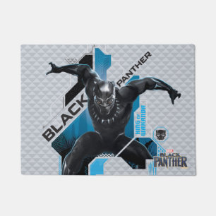 Black Panther   High-Tech Character Graphic Doormat