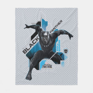 Black Panther   High-Tech Character Graphic Fleece Blanket