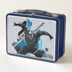 Black Panther   High-Tech Character Graphic Metal Lunch Box