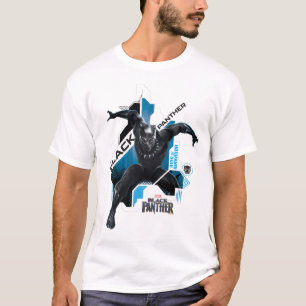 Black Panther High-Tech Character Graphic T-Shirt