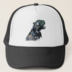 Black Panther   In The Jungle Trucker Hat
