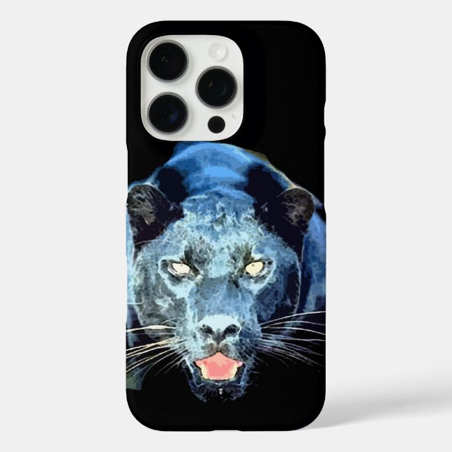 Black Panther Jaguar Eyes Case-Mate iPhone Case (Back)