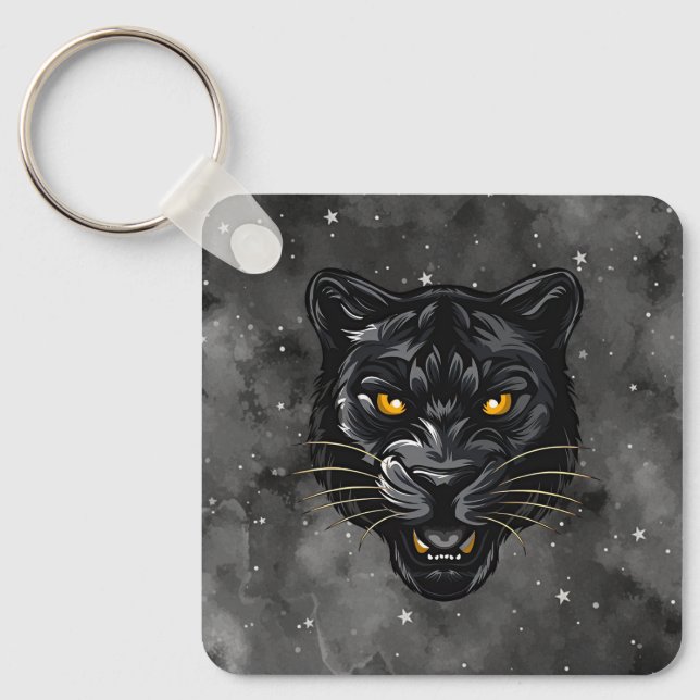 Black Panther Keychain (Front)