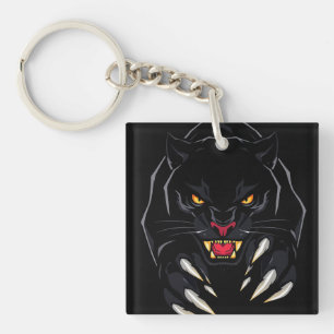 Black panther keychain