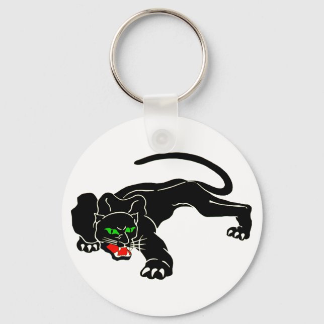 Black Panther - Large CAT Keychain (Front)