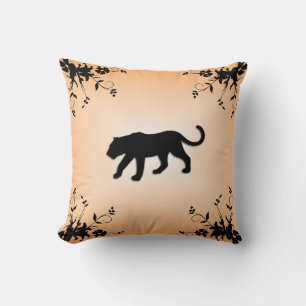 Black Panther Light Brown Mojo Throw Pillow