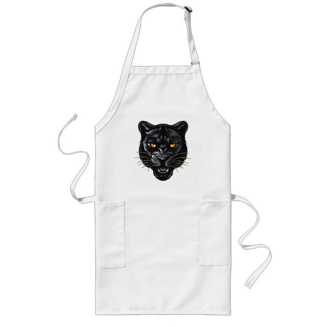 Black Panther Long Apron (Front)