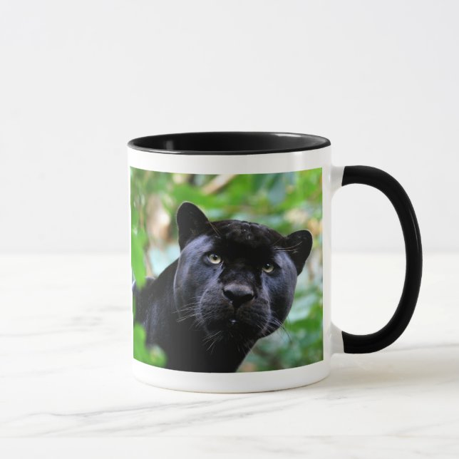 Black Panther Macro Mug (Right)