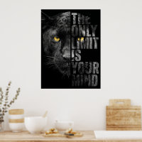 Black Panther Motivational The Only Limit Is Your