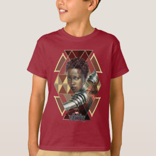 Black Panther   Nakia Geometric Panel T-Shirt