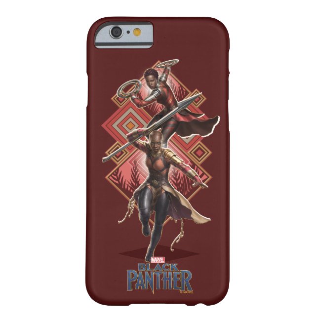 Black Panther | Nakia & Okoye Wakandan Graphic Case-Mate iPhone Case (Back)