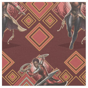 Black Panther   Nakia & Okoye Wakandan Graphic Fabric