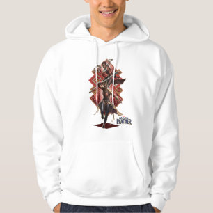 Black Panther Nakia & Okoye Wakandan Graphic Hoodie
