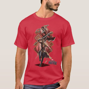 Black Panther   Nakia & Okoye Wakandan Graphic T-Shirt