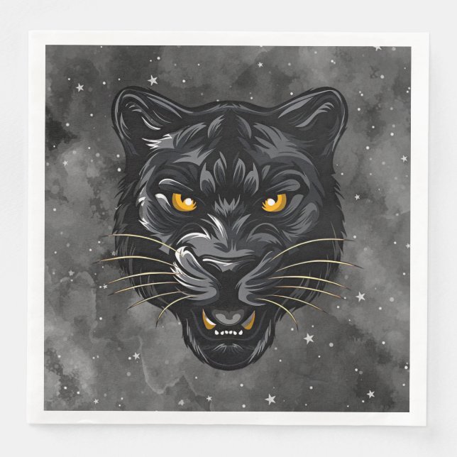Black Panther Napkin (Front)