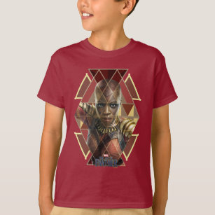 Black Panther   Okoye Geometric Panel T-Shirt