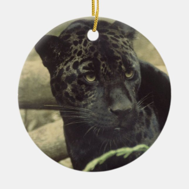 Black Panther Ornament (Front)