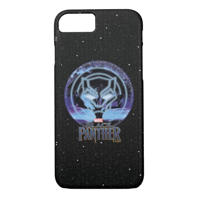 Black Panther | Panther Symbol & Wawa Tree Case-Mate iPhone Case (Back)