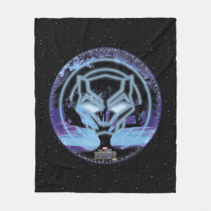 Black Panther Panther Symbol & Wawa Tree Fleece Blanket