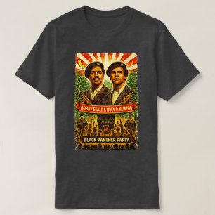 Black Panther Party – Bobby Seale & Huey P. Newton T-Shirt
