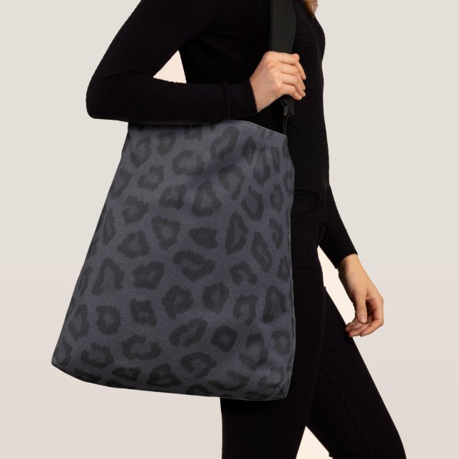 Black Panther Print Crossbody Bag (Close Up)