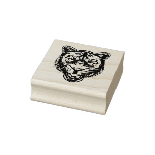 Black Panther Rubber Stamp
