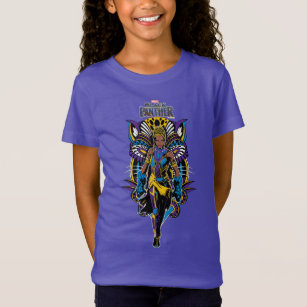Black Panther   Shuri With Tribal Panther T-Shirt