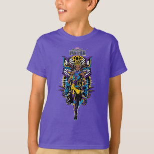 Black Panther   Shuri With Tribal Panther T-Shirt
